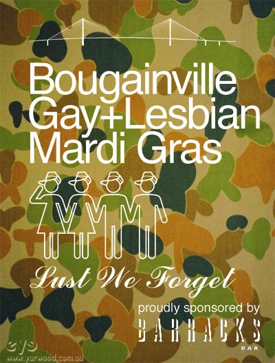 Bougainville Gay and Lesbian Mardi Gras logo